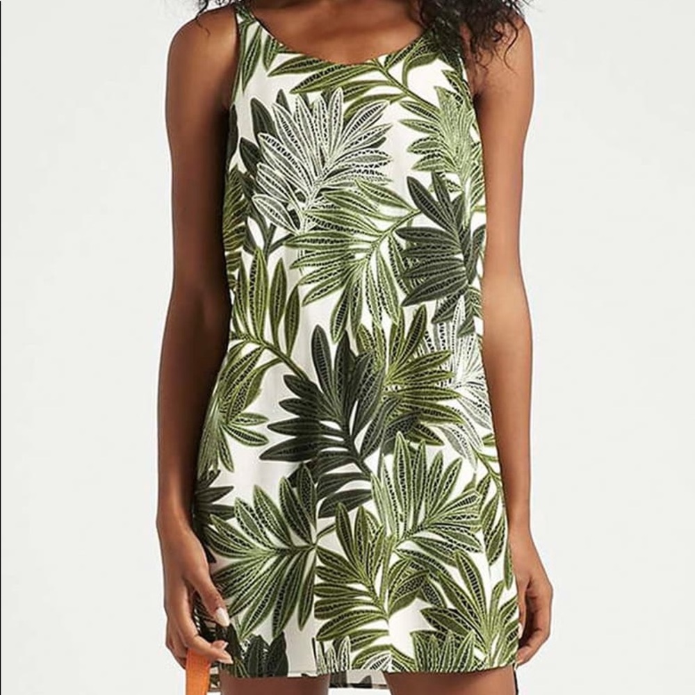Topshop Tropical Print Dress